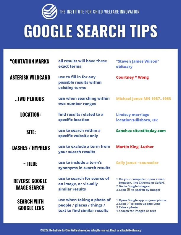 Google Search Tips Google Search Tips